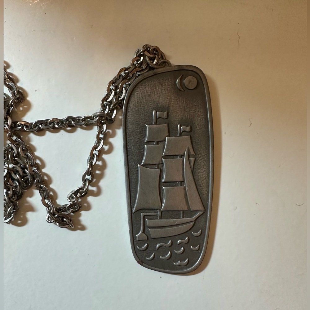 Vintage Jergen Jensen Pewter necklace
